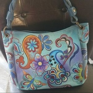 Anuschka Hand Painted Leather Bag